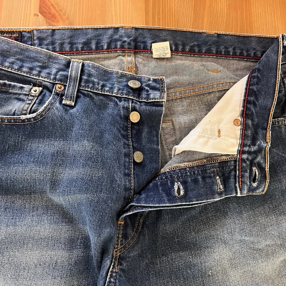 Vintage Abercrombie & Fitch jeans Men's 32X29 blue Straight leg Made In USA